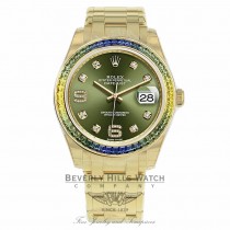 Rolex Pearlmaster 39mm 18k Yellow Gold 86348SABLV RPEH6T - Beverly Hills Watch