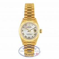 Rolex Datejust 26mm Yellow Gold President Mother of Pearl Dial 69178 QMJL13