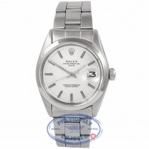 Rolex Vintage Date Silver Dial Stainless Steel Oyster Perpetual 1500 RGNXUV - Beverly Hills Watch Company Watch Store