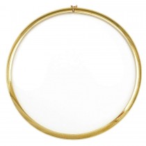 14K Yellow Gold Omega Necklace WEN5F5