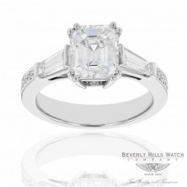 Designs by Naira Diamond Engagement Platinum Ring WU2NM8 WU2NM8 - Beverly Hills Jewelry Company