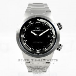 IWC Aquatimer Stainless Steel Automatic Mens Wristwatch Model IW354805 Beverly Hills Watch Company Watches