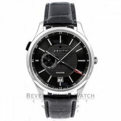 Zenith Captain Elite Dual Time GMT Watch 03.2130.682.22.C493 Beverly Hills Watch Company