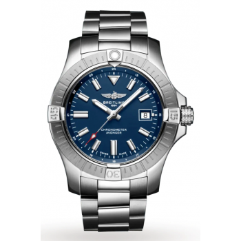 Breitling Avenger 43mm Stainless Steel Blue Dial A17318101C1A1 - Beverly Hills Watch Company 