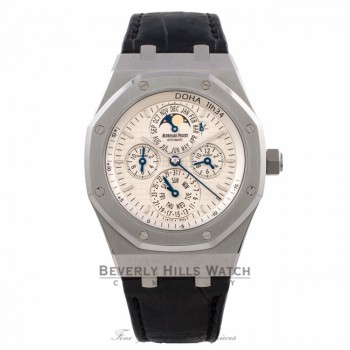 Audemars Piguet Royal Oak Equation of Time 42MM Stainless Steel Silver Dial 26603ST.OO.D002CR.01 3D72CA - Beverly Hills Watch Company Watch Store