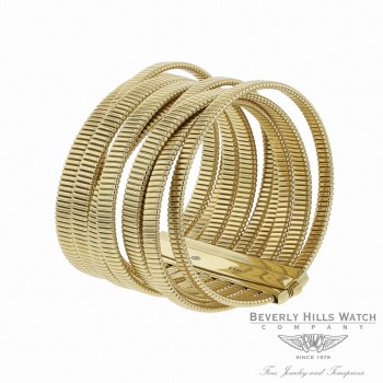 Vermin Twirl Bunched Bangle Bracelet 18k Yellow Gold Naira & C VQDRWL - Beverly Hills Watch