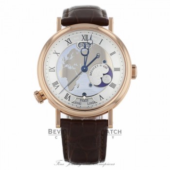 Breguet Classique Hora Mundi 43MM Rose Gold Europe 5717br/eu/9zu - Beverly Hills Watch Company