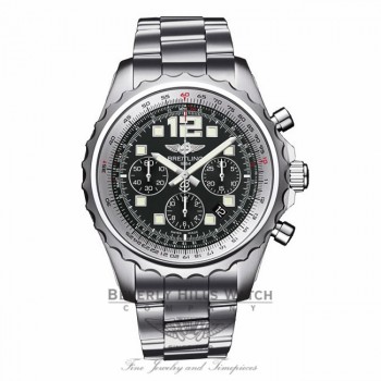 Breitling Chronospace Professional III Black Dial 46MM Stainless Steel A2336035/BA68 - Beverly Hills Watch Company Watch Store