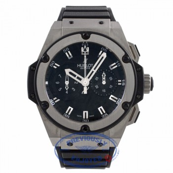 Hublot King Power Chronograph Zirconium 48MM Titanium Black Dial 715.ZX.1127.RX PTWAFC - Beverly Hills Watch Company Watch Store