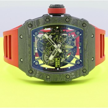 Richard Mille Rafael Nadal Black Carbon Watch RM 035-02 RAFA - Beverly Hills Watch Company