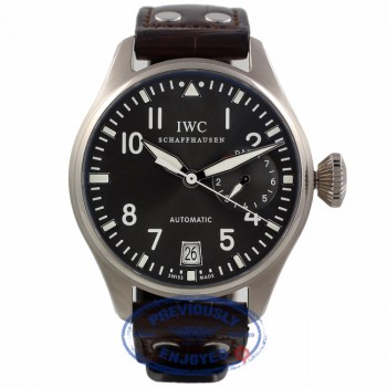IWC Big Pilot 18K White Gold Slate Dial IW500402 Q71C7V - Beverly Hills Watch Company