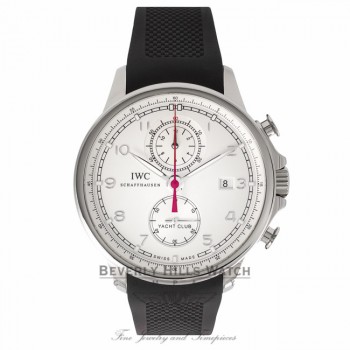 IWC Portuguese Yacht Club Chronograph 45MM Stainless Steel IW390211 1WBUVG - Beverly Hills Watch Company Watch Store