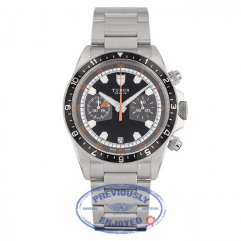 Tudor Heritage Chronograph Black / Gray 70330N - Beverly Hills Watch Company