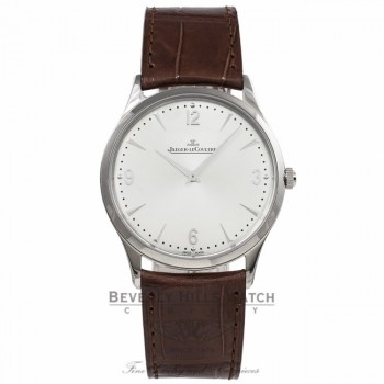 Jaeger LeCoultre Master Control Ultra Thin 38mm Stainless Steel Watch Q1348420 - Beverly Hills Watch Company