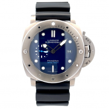 Panerai Luminor Submersible BMG Tech 47mm Blue Dial PAM00692 - Beverly Hills Watch Company