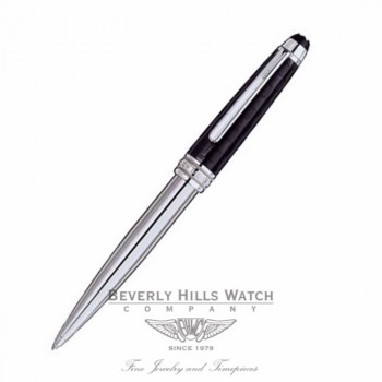 Montblanc Meisterstuck Solitaire Ceramics Black Prisma Ballpoint Pen 103109 CLYEF7 - Beverly Hills Watch Store