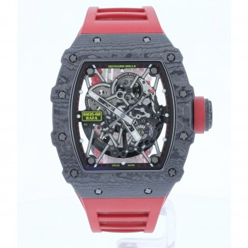 Richard Mille Rafael Nadal Black Carbon Watch RM 035-02 RAFA Q2XNFZ - Beverly Hills Watch Company 