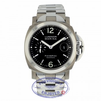 Panerai Luminor Marina 44MM Titanium Stainless Steel Black Dial PAM00220 ZLCJFV - Beverly Hills Watch