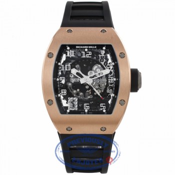 Richard Mille 18k Rose Gold RM010 Ubber Strap RM010 AH RG P3P4U3 - Beverly Hills Watch Company Watch Store