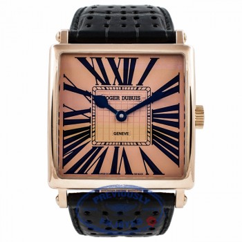 Roger Dubuis Golden Square Rose Gold G43575G22.7A TVYENV - Beverly Hills Watch Company Watch Store