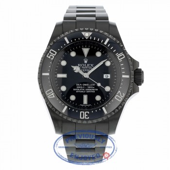 Rolex DeepSea Sea-Dweller Blackout 44mm DLC 116660 F47UVN - Beverly Hills Watch Company 
