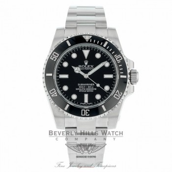 Rolex Submariner Stainless Steel No Date Ceramic Bezel 114060 ZWA6AM - Beverly Hills Watch Company