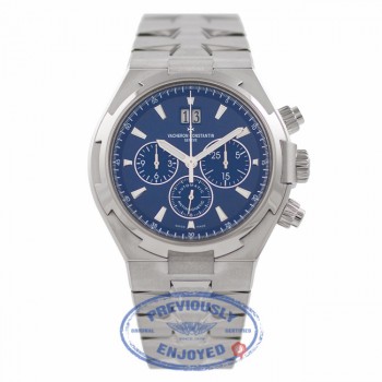 Vacheron Constantin Overseas 42MM Stainless Steel Blue Dial 49150/B01A-9745 MJHQMS - Beverly Hills Watch Company Watch Store