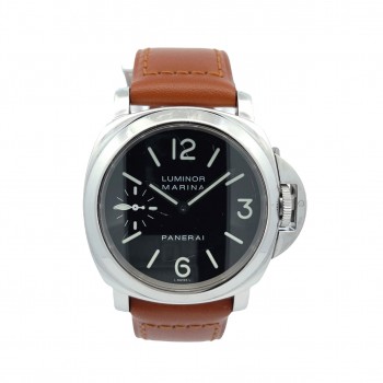 Panerai Luminor Marina 44MM Stainless Steel Black Dial PAM00111 - Beverly Hills Watch Company