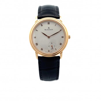 Blancpain Villeret Rose Gold Silver Dial 072.3318 - Beverly Hills Watch Company