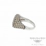 Pave Pinky Chocolate Diamond White Gold Ring by Naira & C FGHBWH - Beverly Hills Watch