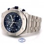 Audemars Piguet Royal Oak Offshore 42mm Stainless Steel Anniversary Blue Dial 26237ST.OO.1000ST.01 J7FXEC - Beverly Hills Watch Company