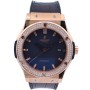 Hublot Classic Fusion 45MM 18k Rose Gold Diamond Bezel Black Dial 542.OX.1180.LR.1104 - Beverly Hills Watch Company