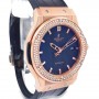 Hublot Classic Fusion 45MM 18k Rose Gold Diamond Bezel Black Dial 542.OX.1180.LR.1104 - Beverly Hills Watch Company