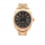 Rolex Sky Dweller Dark Rhodium Dial Everose Gold 326935 - Beverly Hills Watch Company
