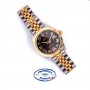 Rolex Datejust 31mm Steel and Yellow Gold Dark Grey Diamond Six Dial 278273 DA429L - Beverly Hills Watch Company
