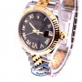 Rolex Datejust 31mm Steel and Yellow Gold Dark Grey Diamond Six Dial 278273 DA429L - Beverly Hills Watch Company