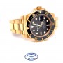 Rolex Submariner Yellow Gold Black Dial Ceramic Bezel 116618LB EPFJH9 - Beverly Hills Watch Company