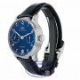 IWC Portugieser Seven Day Reserve 42.3mm Blue Dial Stainless Steel IW500710 5VPMNM - Beverly Hills Watch Company 