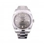Rolex Oyster Perpetual 36mm Grey Dial 116000 QYW719 - Beverly Hills Watch Company