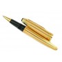 Montblanc Meisterstuck Vermeil Pinstripe Rollerball 163VP - Beverly Hills Watch Company